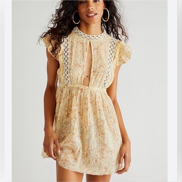 Free People Eva Tunic in Moon Combo - Picture 3 of 14